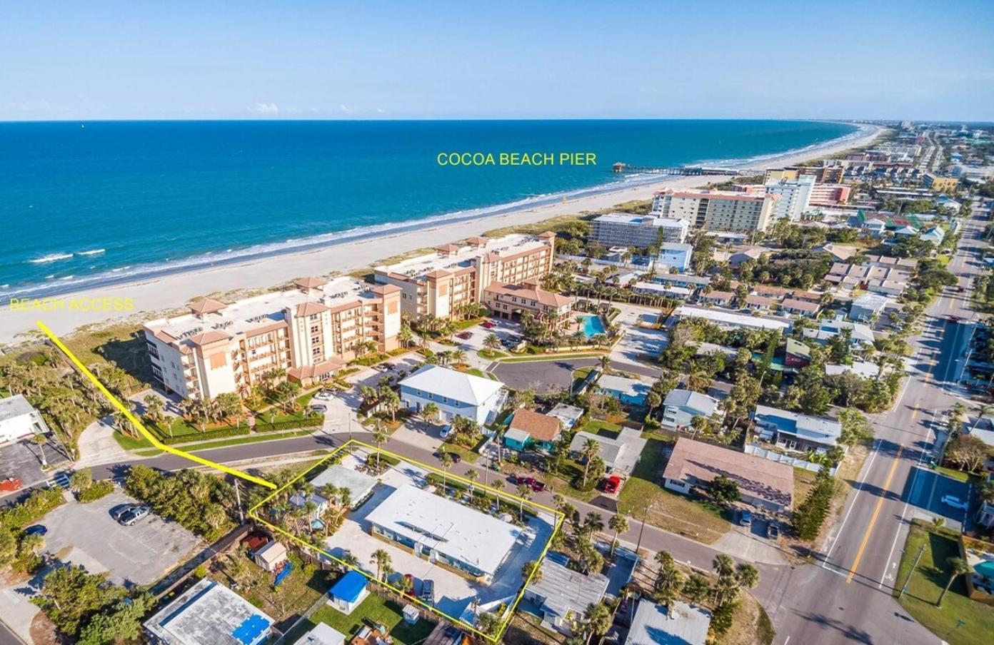 Boutique Vacation Rental Complex At Beach Cocoa Beach Eksteriør billede